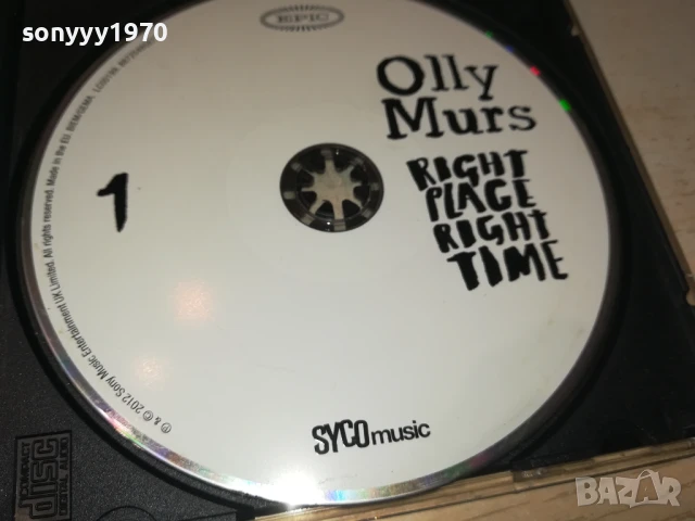 OLLY MURS-CD 0507251544, снимка 6 - CD дискове - 50917257