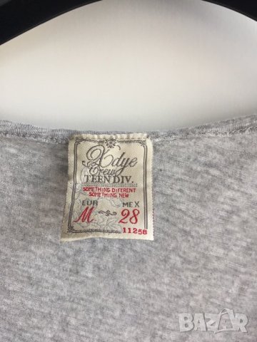 Дамска тениска PULL&BEAR оригинал, size M, 100%памук, като туника, много запазена, снимка 2 - Тениски - 29007220
