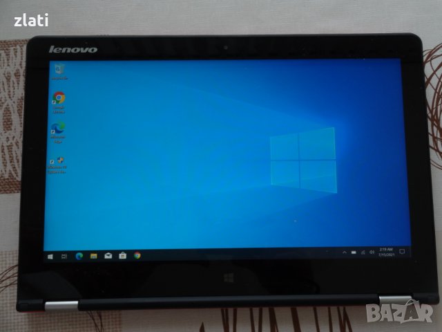 Таблет и Лаптоп 2в1 Lenovo Yoga 3 11 - 11.6" - Core M-5Y10c/RAM 8GB/SSD128GB, снимка 10 - Лаптопи за дома - 33544349