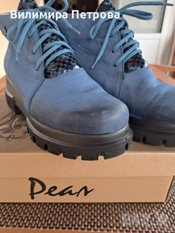 Дамски боти от естествена кожа , снимка 10 - Дамски боти - 38700426