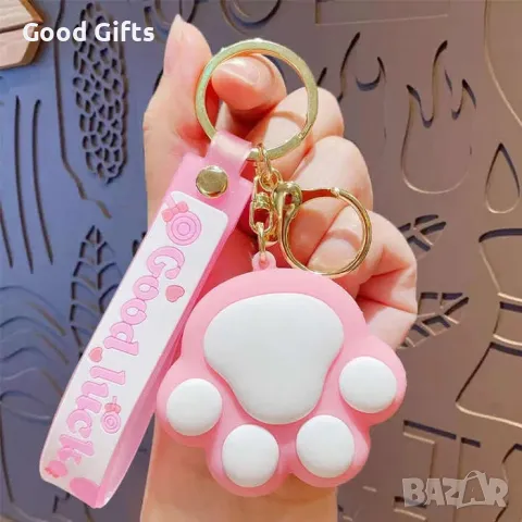 Ключодържател Котешка Лапичка, котешки лапички играчки, снимка 2 - Други - 50160508