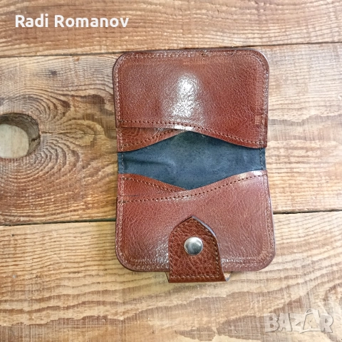 Мъжки кожен портфейл , снимка 8 - Портфейли, портмонета - 47221319