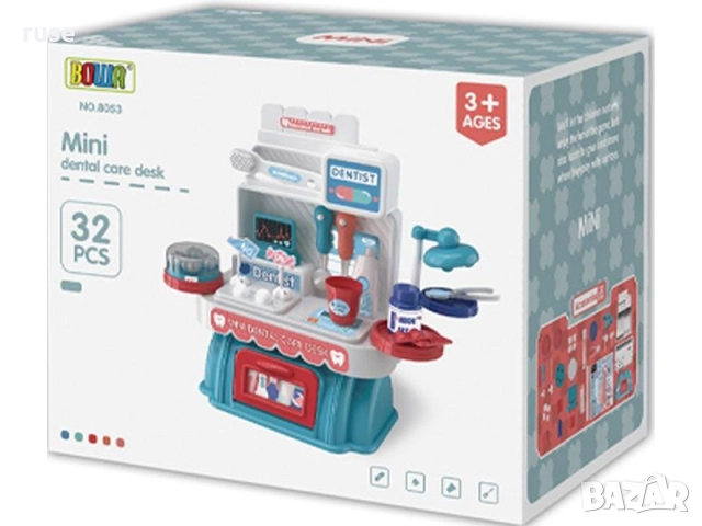 НОВИ! Детски мини зъболекарски кабинет Bowa 32 части, снимка 2 - Други - 52817537