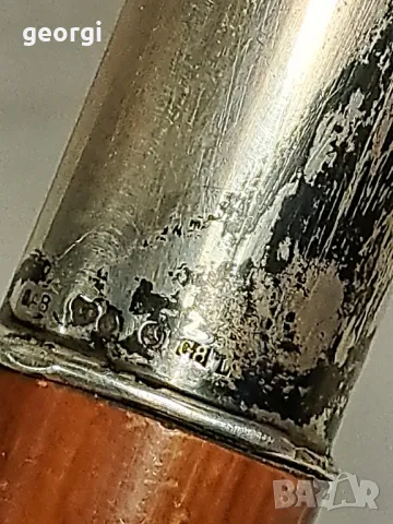 бастун със сребърна дръжка, снимка 10 - Антикварни и старинни предмети - 48362031