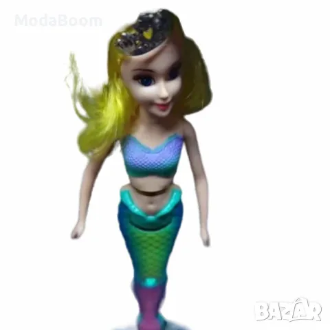 Пееща и говореща кукла русалка с аксесоари, снимка 4 - Кукли - 48425909