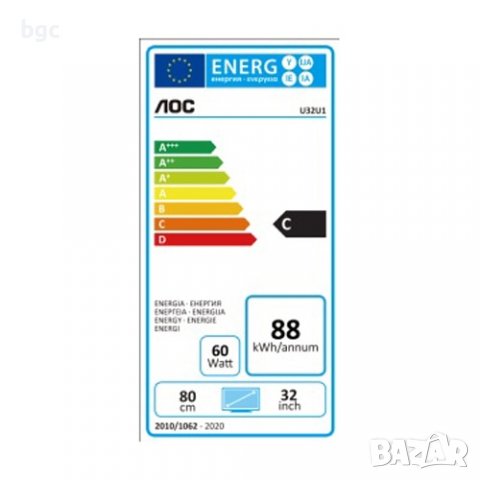 НОВ Монитор AOC 31.5", IPS, 4K UHD, 60Hz, Porsche Design, HDMI, DisplayPort, Frameless, Low Blue Lig, снимка 4 - Монитори - 38472311