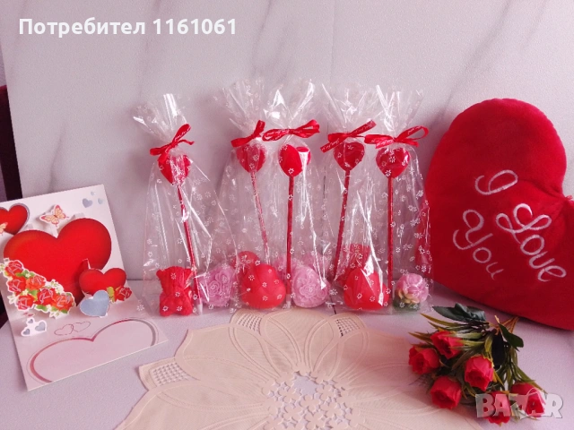 НАЛИЧНИ ДЕКОРАЦИИ И ПОДАРЪЦИ ЗА СВЕТИ ВАЛЕНТИН, снимка 4 - Декорация за дома - 53282700