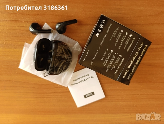 Слушалки wireless,with charging case, снимка 4 - Bluetooth слушалки - 52617704