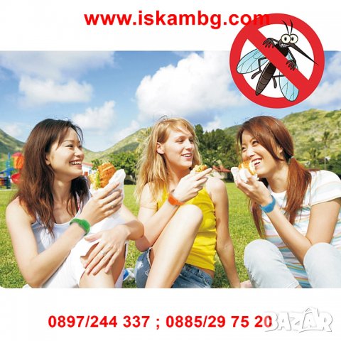 Силиконова гривна против комари - код 1965, снимка 3 - Други стоки за дома - 26902163