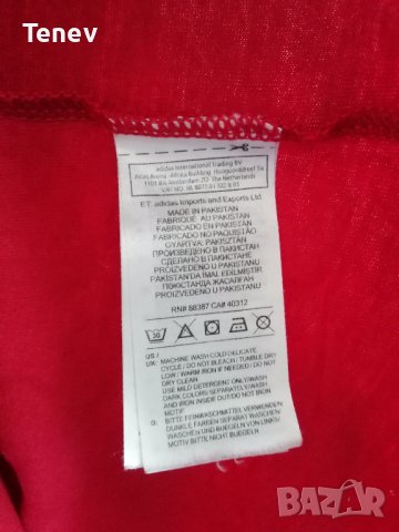 Adidas Originals 3 Stripe California Red оригинална тениска размер М, снимка 6 - Тениски - 38345192