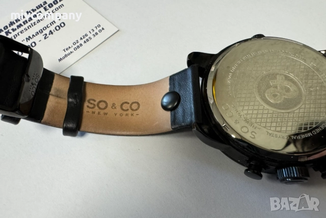 Часовник SO&CO New York , снимка 3 - Мъжки - 51891228