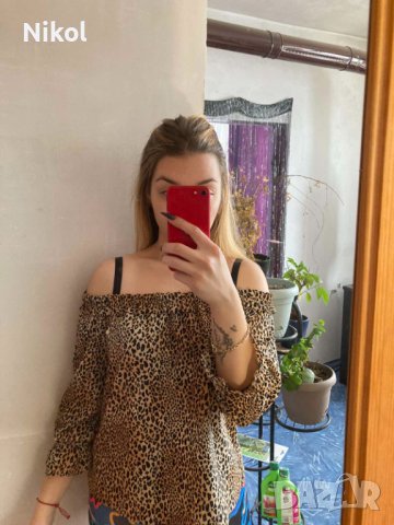 Леопардова блуза, снимка 1 - Други - 43913875