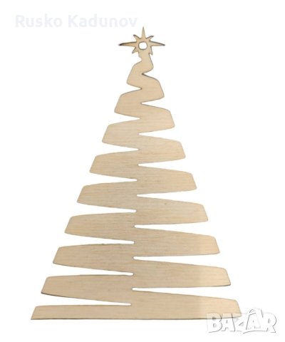 дървени висулки за елха , снимка 2 - Декорация за дома - 43034532