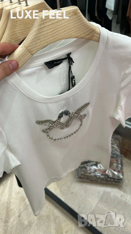 PINKO ✨ Дамски Памучни Тениски , снимка 2 - Тениски - 53515393