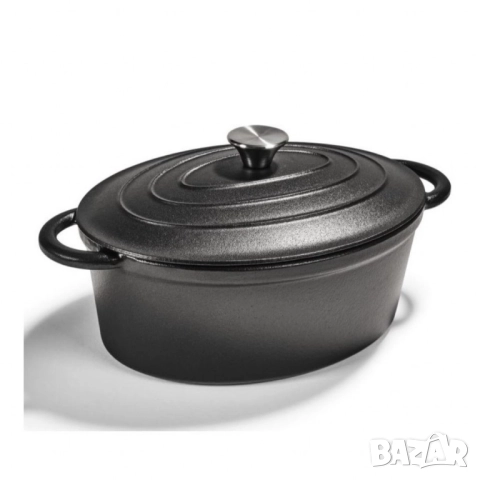 Чугунен бретер KITCHEN CLUB с емайлирано покритие – 4 литра, снимка 3 - Други - 52093788