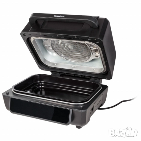 Уред 2 в 1 SilverCrest Air Fryer with Grill – хрупкаво, вкусно и без мазнина, снимка 5 - Друга електроника - 52093443