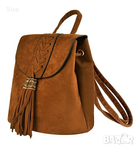 Vintage Дамска Кожена раничка , снимка 2 - Чанти - 51929454