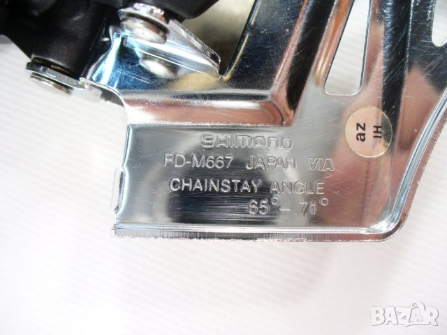 Shimano SLX FD-M667 2x9 декланшор за МТБ планински байк, 34.9mm clamp, снимка 6 - Части за велосипеди - 30184267