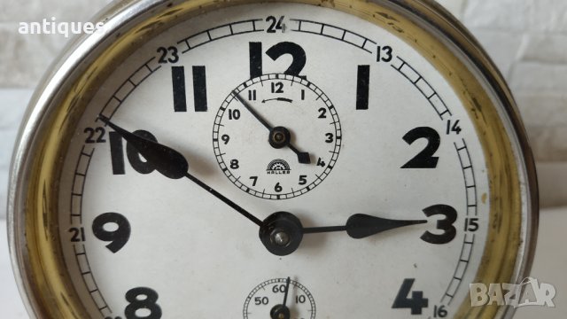Стар немски часовник / будилник - HALLER - Made in Germany - 1930г., снимка 2 - Антикварни и старинни предмети - 38054799