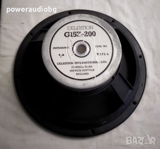 Vintage китарен говорител Celestion G15Z-200 -15инча, 200Вата, снимка 2 - Тонколони - 43587275