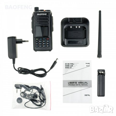 █▬█ █ ▀█▀ Baofeng DMR DM 1702 цифрова 2022 VHF UHF Dual Band 136-174 & 400-470MHz, снимка 4 - Друга електроника - 37634085