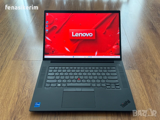 16' 4K UHD+ i7-12800H Lenovo ThinkPad P1 Gen 5 32GB DDR5/512GB NVMe/Nvidia RTX A1000/Бат 6ч, снимка 2 - Лаптопи за работа - 53466941