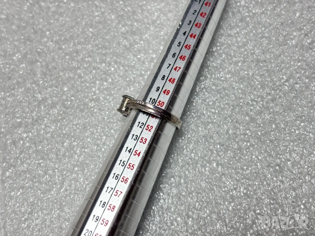 Дамски Сребърен Пръстен (проба 925)- 2,69 грама, снимка 12 - Пръстени - 53511079