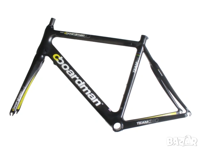 Boardman Team Carbon L/55.5см карбонова шосейна рамка / фреймсет, снимка 3 - Части за велосипеди - 53212723