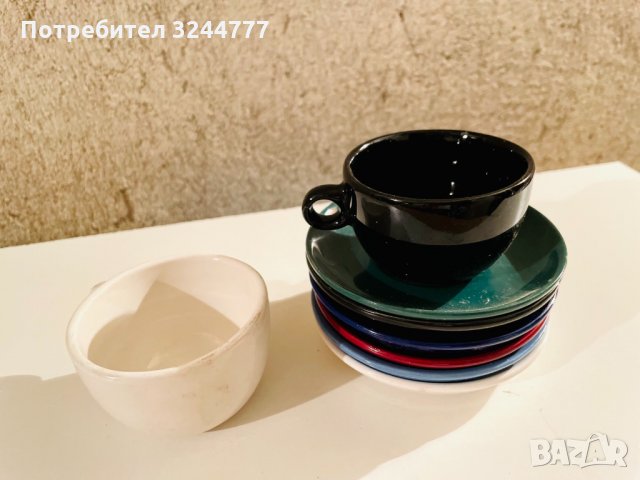 Чаши за кафе с чинийки, снимка 1 - Чаши - 35029312