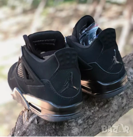 Air Jordan 4 “Black Cat” 2020 Retro номер 42 оригинални маратонки , снимка 3 - Маратонки - 50525159