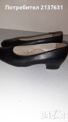 Италиански ДАМСКИ ЧЕРНИ ОБУВКИ - Valleverde N 37, снимка 3 - Дамски ежедневни обувки - 37821953