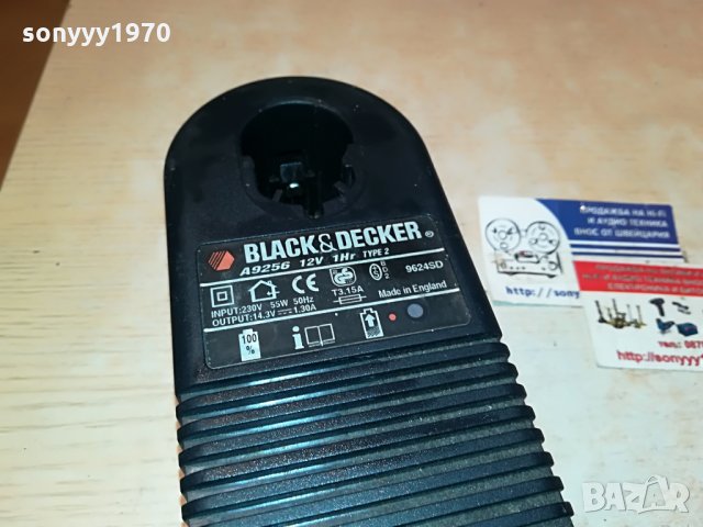 black & decker a9256 1hr 12v charger 2606211850, снимка 10 - Други инструменти - 33340302