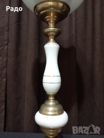 Комплект от две много големи порцеланови лампи - лампа, снимка 4 - Антикварни и старинни предмети - 52511839