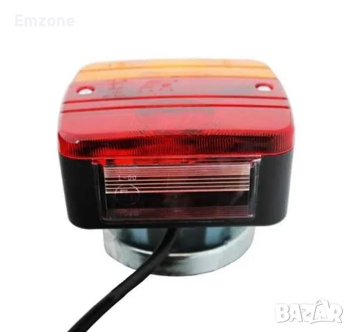 Комплект от 2 броя Универсални стопове с магнит и кабели 7.5 метра за ремарке, колесар, тир Е4 12V, снимка 3 - Аксесоари и консумативи - 40495016