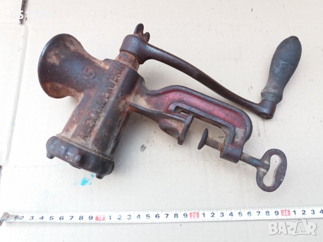 работеща немска месомелачка , снимка 2 - Антикварни и старинни предмети - 32655702