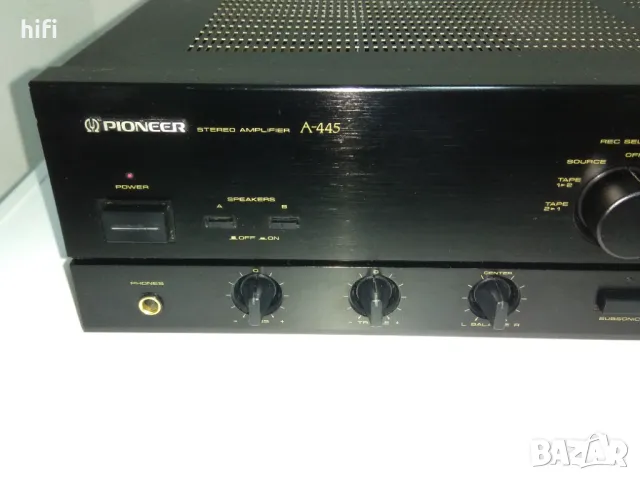 Стерео усилвател Pioneer A-445, снимка 5 - Ресийвъри, усилватели, смесителни пултове - 49350252