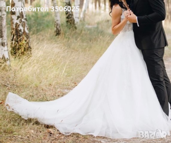 Продавам булченска рокля, снимка 5 - Сватбени рокли - 43311152