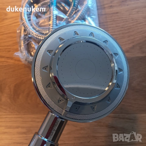 Душ слушалка с маркуч 1.5 м – високо налягане, пестяща вода, 3 режима, снимка 8 - Смесители - 53163612