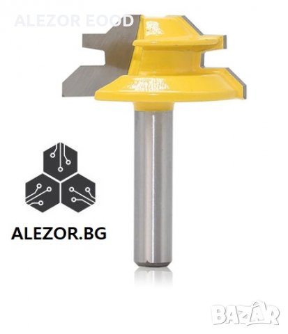 Фрезер За Дърво Ъглова Сглобка, Захващане 8мм, Фрезоване До 19 Мм, 20200126, снимка 3 - Резервни части за машини - 30043237