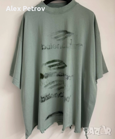 Balenciaga ,Louis Vuitton , Balmain тениски ААА+ premium class, снимка 9 - Тениски - 52387555