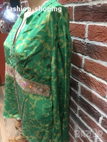  Копринена туника Tara Jarmon, размер М, снимка 4 - Туники - 32520327