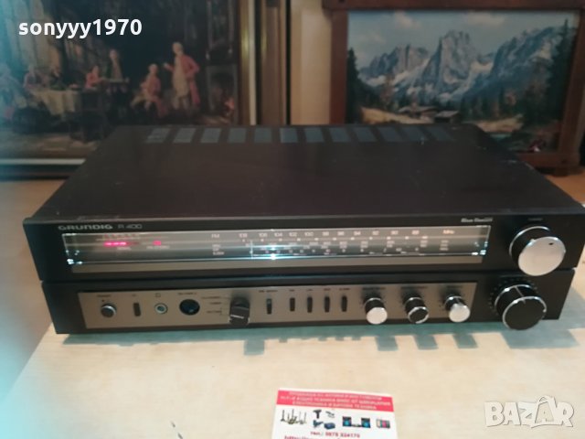 grundig retro receiver-germany 2204210758, снимка 4 - Ресийвъри, усилватели, смесителни пултове - 32638449