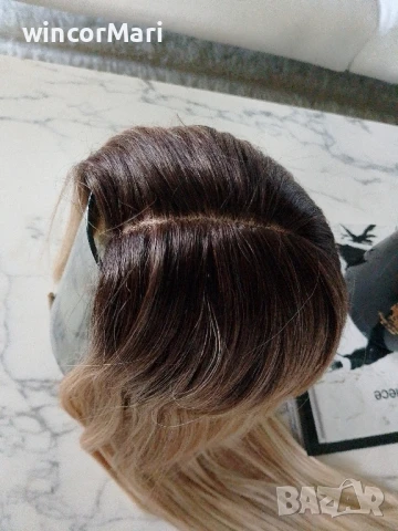 Нова лейс фронт перука,олекотен модел, снимка 8 - Аксесоари за коса - 50991276