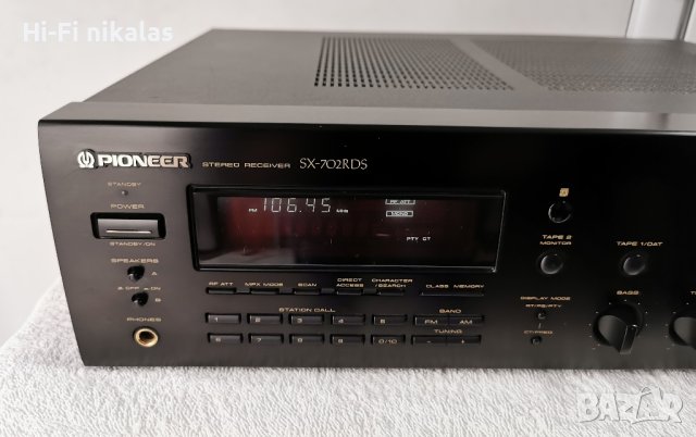 ТОП!!! Стерео усилвател ресийвър  PIONEER SX-702RDS, снимка 4 - Ресийвъри, усилватели, смесителни пултове - 43033369