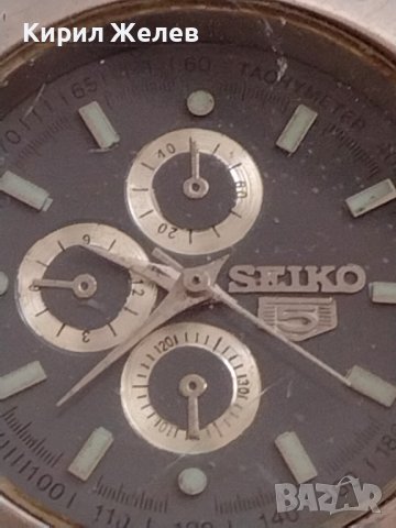 МЪЖКИ ЧАСОВНИК SEIKO 5 WATER RESISTANT SWISS MOVT МНОГО КРАСИВ СТИЛЕН ДИЗАЙН 33246, снимка 3 - Мъжки - 38804243