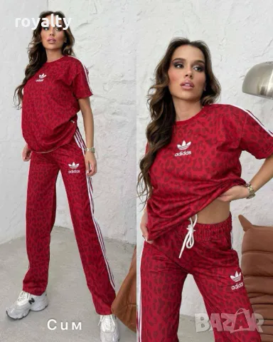 Adidas дамски комплект Различни цветове , снимка 5 - Спортни екипи - 50394650