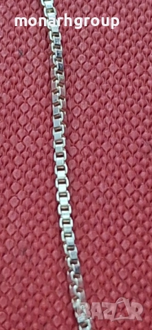 Сребърен елемент тип гривна, снимка 3 - Колиета, медальони, синджири - 52436709