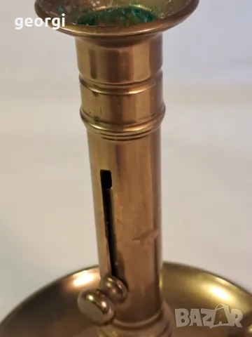бронзов свещник    7/4, снимка 4 - Декорация за дома - 49854856