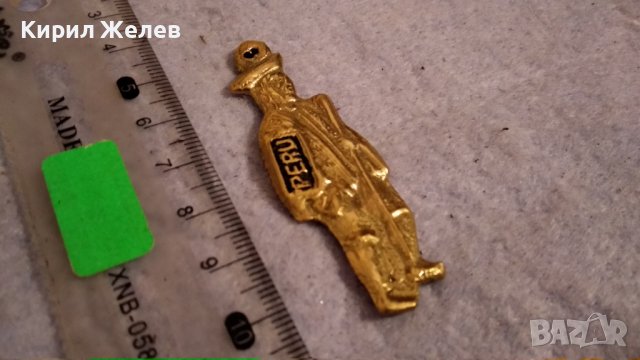ПОЗЛАТЕНА МЕТАЛНА ФИГУРКА АРТ ВИСУЛКА ТРАДИЦИОНЕН СУВЕНИР от ПЕРУ 34574, снимка 6 - Колекции - 39061897