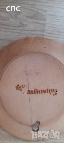Интересна дървена чиния за стена , снимка 2 - Други стоки за дома - 40583558
